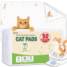 Litter Pads Compatible with Breeze Litter Box System, 50ct Super Absorbent Pe...