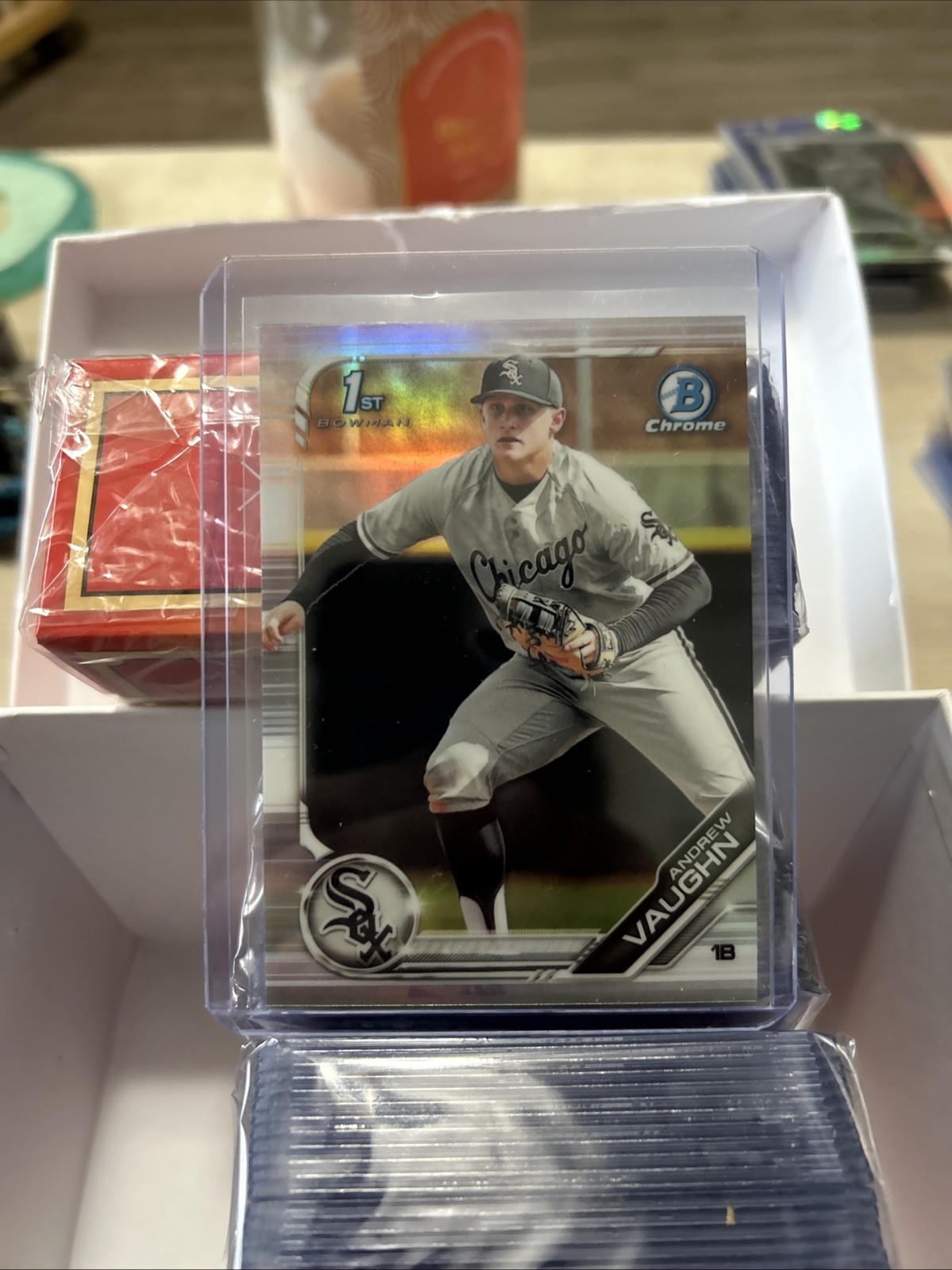 2019 Bowman Draft - Chrome Andrew Vaughn #BDC-100 Refractor (RC)