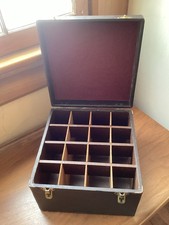 VTG Barnett  Jaffe Baja 16 Slot Slide Case Trinket Apothecary Box MODEL SE-16
