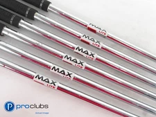 KBS MAX LITE Regular Flex Steel Iron Shaft Set (6-PW, W) .370" Tip #464630