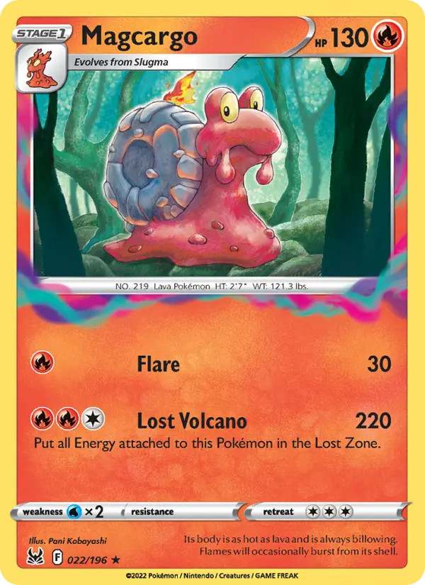 Magcargo Lost Origin #22 Pokémon TCG