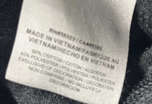 Nike Ohio State Buckeyes Damen Shirt mit U-Boot-Ausschnitt Burnout M grau - Bild 5 von 5