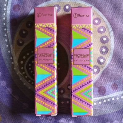 Flormar Set Extreme Color Lip Lacquer Lipgloss Glanz flüssig 08 , 09