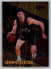 1999-00 Bowman's Best Basketball #32 John Stockton - VG - Utah Jazz