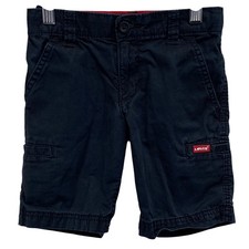Levi Strauss Co Kids Cargo Shorts Black Size 4 Reg Adjustable Waist