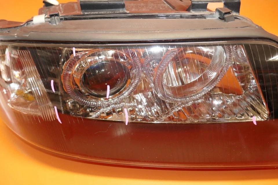 FARO XENÓN PASAJERO DERECHO AUDI A6 2002 2003 2004 4B0941004 OEM AHUMADO Foto 3 de 4