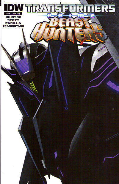 TRANSFORMERS PRIME Beast Hunters #3 Subscription VARIANT Cover