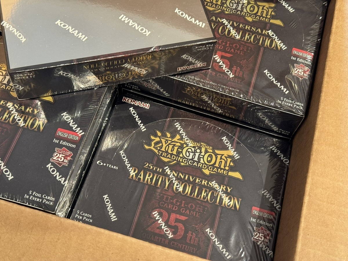Yu-Gi-Oh! 25th Anniversary Rarity Collection Booster Box Display