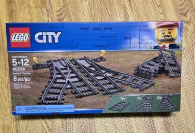 New, Sealed LEGO City Train Switch Tracks - 60238