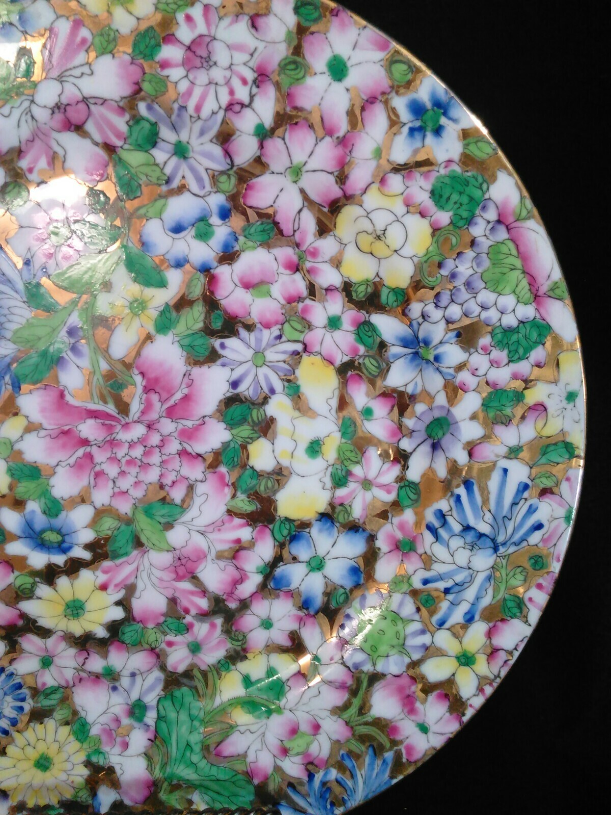 RARE Vintage Princess House Decorative Plate HAND PAINTED PORCELAIN