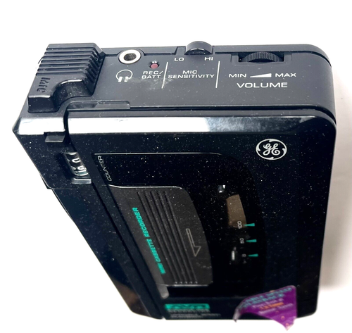 VINTAGE GENERAL ELECTRIC GE 3-5366A VARIABLE SPEED CASSETTE TAPE PLAYER RECORDER - Picture 4 of 6