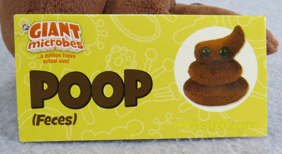 クラブ Poo GIANT MICROBES-POOP-Stuffed Plush Feces Excrement Stool Dung Scat