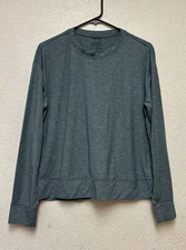 Patagonia Women's Long-Sleeved Glorya Twist Top Teal 42105 Sz Small