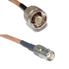 RG400 N MALE to BNC FEMALE RF Cable FAST-SHIP LOT
