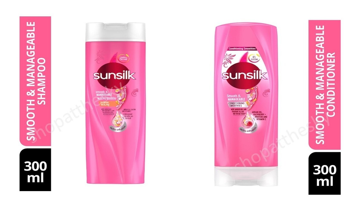 1X SUNSILK Smooth & Manageable Shampoo 300ml (Hair Shampoo) | eBay