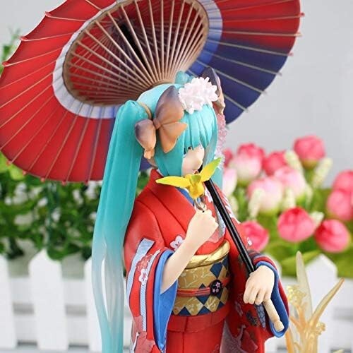 Hatsune Miku Kimono Vocaloid Anime Actionfigur Statue Sammlung Geschenk 9,5" - Bild 15 von 19
