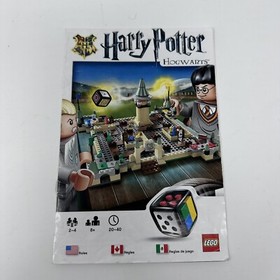 LEGO 3862 Harry Potter Hogwarts Board Game Instruction Booklet and Manual Only