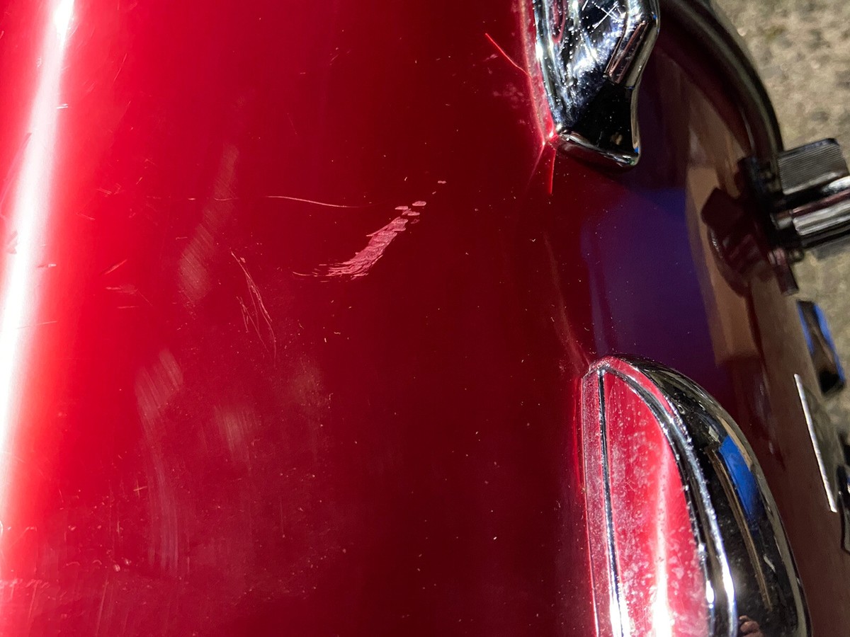 VINTAGE TAMA IMPERIALSTAR 13” T Badge TOM DRUM, JAPAN Red Pink | eBay