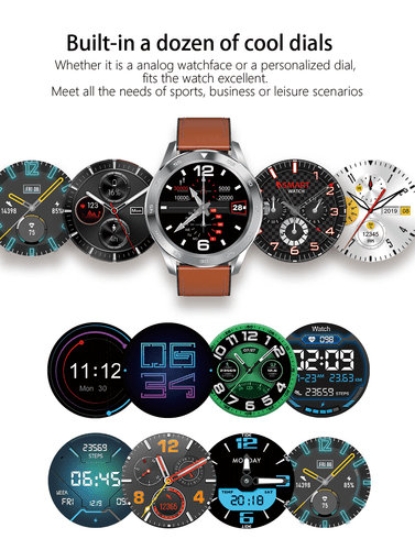 Luxury Smart Watch for Men Business Wristwatch 1.3 inch Touch Screen Smartwatch - Picture 3 of 17