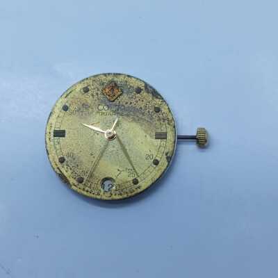 Coro Quartz 555-415 Vintage Men s Watch Movement For Parts