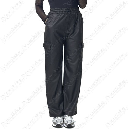 LADIES FLARE WIDE LEG TROUSERS CARGO COMBAT POCKETS STRETCH CASUAL WOMENS PANTS eBay
