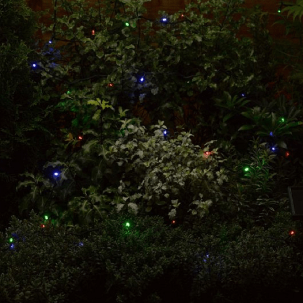 Smart Solar LED String Lights Multi-coloured 50