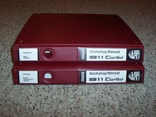 1986 Porsche 911 930 Turbo 3.3L Factory Workshop Service Repair Manual Set RARE!