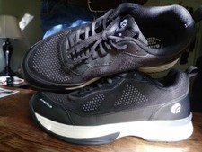 Fitville Black Amadeus V2 Court Tennis Shoes Cross-Court Comfort Mens Size 9 W