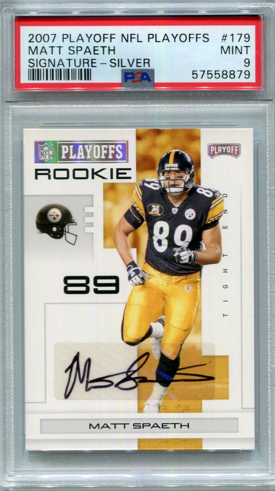 Matt Spaeth Playoff NFL Playoffs #179 Signature-Silver