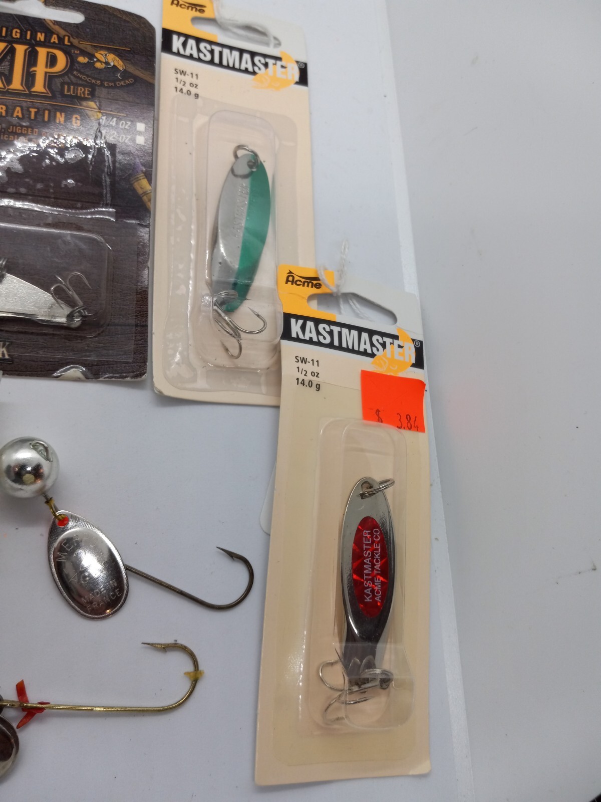 (13) Storm Erie Dearie Zip SPRO Shiver Minnow Spinner Lot Walleye Lure