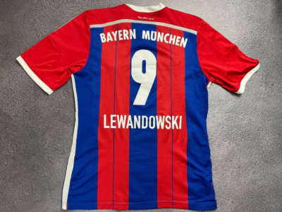Bayern Munich 2014/2015 Adidas Home Football Shirt Jersey #9