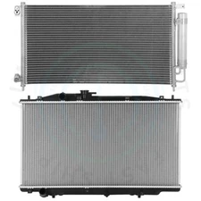 Radiator & AC Condenser Cooling Kit For 2003-2007 Honda Accord LX EX 3.0L V6