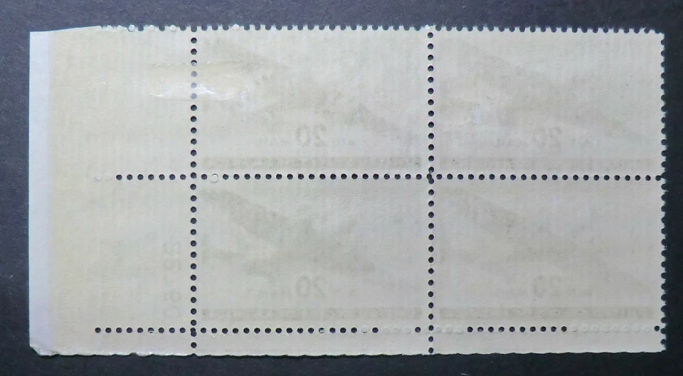 C29 MH 1941 20c Twin-Motored Transport Plane World War II WWII Hawaii rate - Image 2 of 2