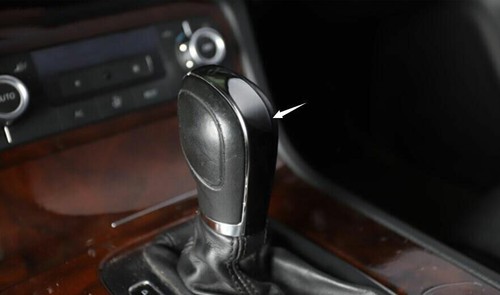 For VW Touareg 2011-2018 Black Steel Center Console Gear Shift Knob Cover Trim - Picture 4 of 10