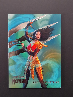 Marvel Fleer Ultra Wolverine 2023 #3 LADY DEATHSTRIKE Trading Card / Sammelkarte