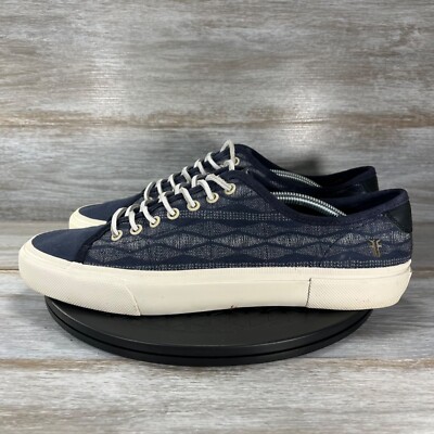 Frye Men's Ludlow Navy Blue Low Top Sneakers Size 12 | eBay
