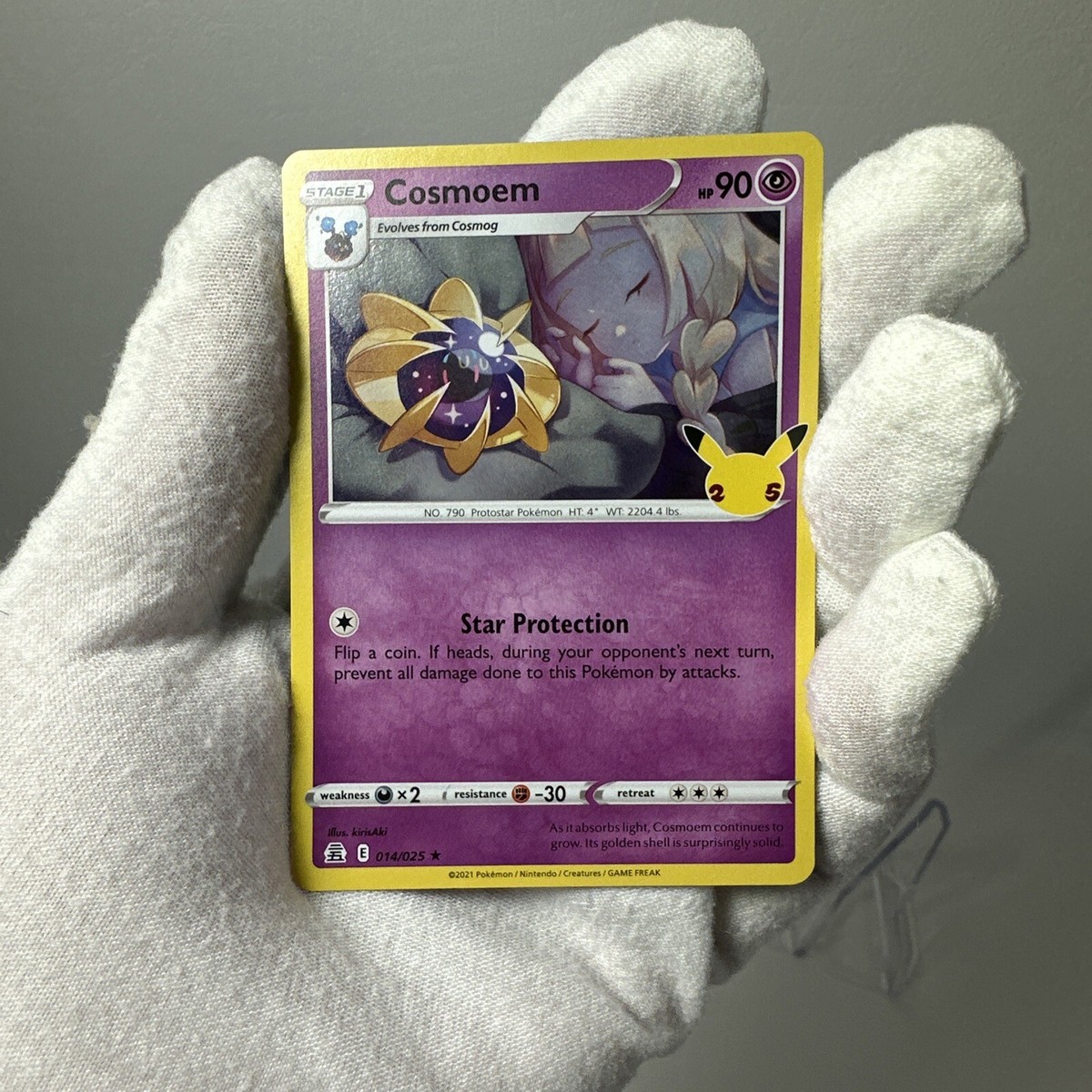 cosmoem pokemon card price Pokemon TCG Card Cosmoem 14/25 Holo Rare Celebrations Near Mint NM