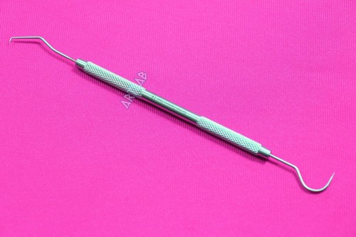 LAB DOUBLE ENDED DENTAL PROBE EXPLORER #5 ORAL HYGIENE INSTRUMENT GERMAN STEEL - Picture 3 of 10