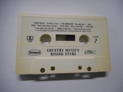 Banquet Country Music's Rising Stars Cassette. CMA. 1992. Dolby HX Pro. - Picture 6 of 7