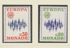 MONACO  1972- EUROPA CEPT série Neuf**/MNH