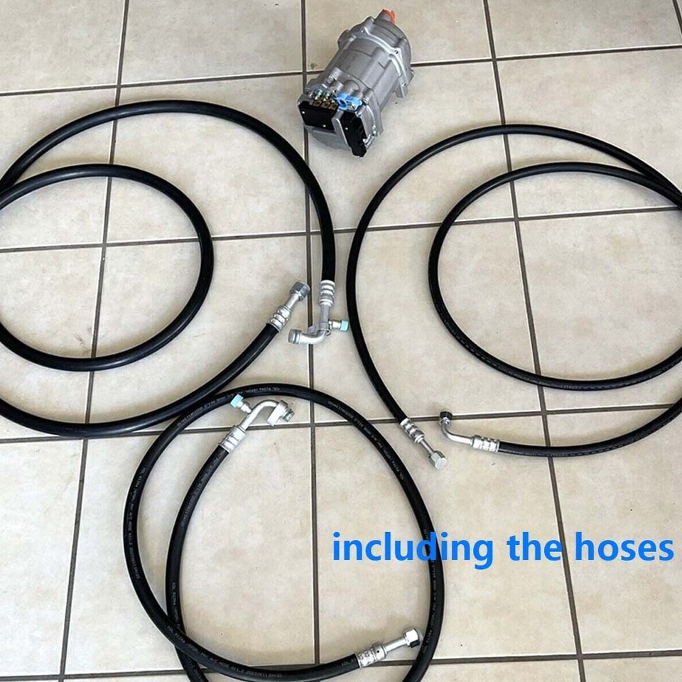 12V Car Air Conditioner Electric Underdash AC Compressor Kit Universal ...