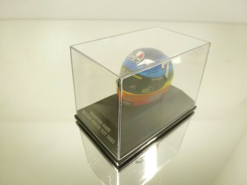 MINICHAMPS 46 ROSSI AGV HELMET WINTER TEST 2003 1:8 - GOOD IN SHOWCASE - 156 - Picture 7 of 7
