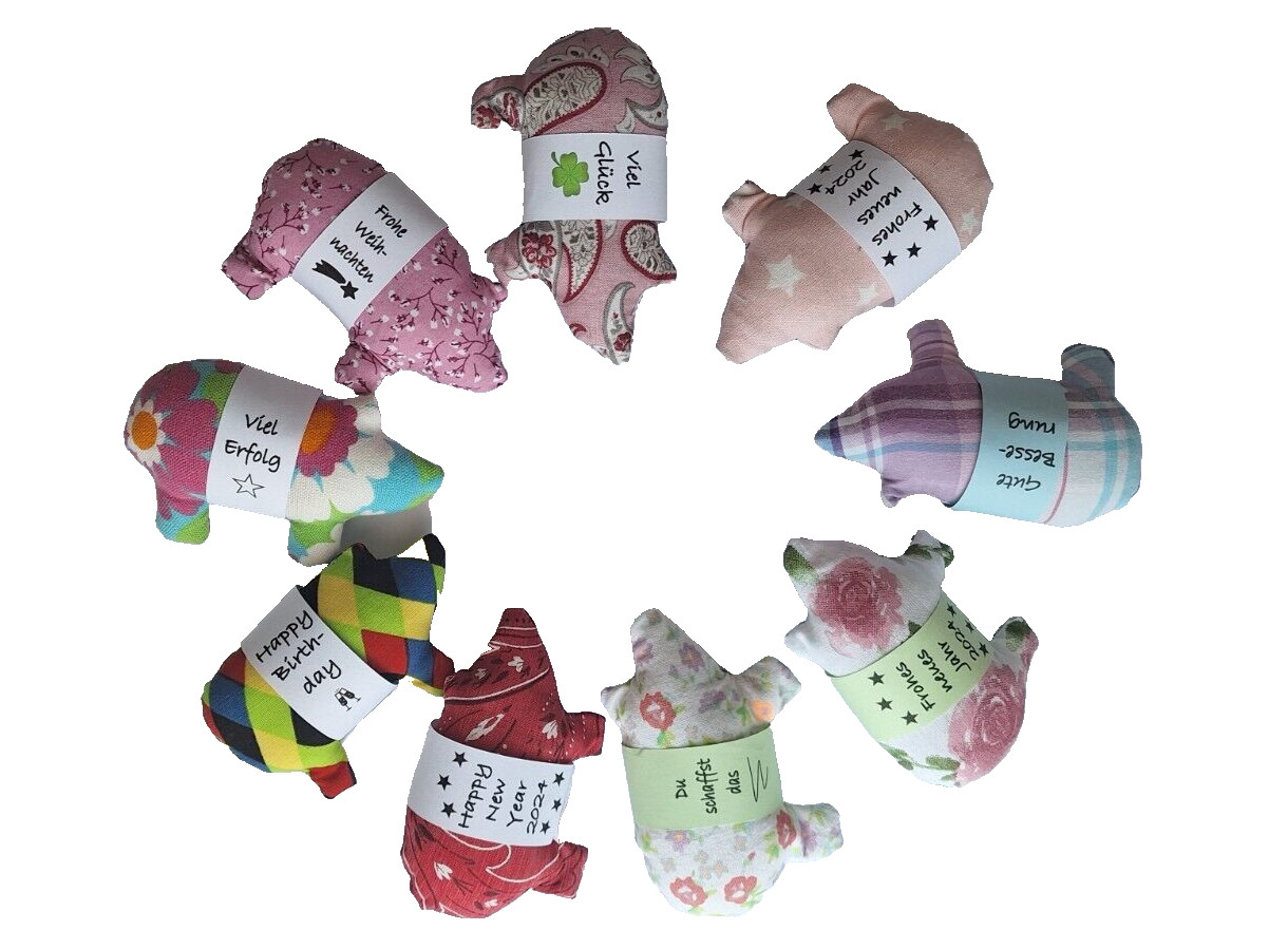 Glücksschwein Glücksbringer Glücksschweinchen Geschenk Geldgeschenk Glück
