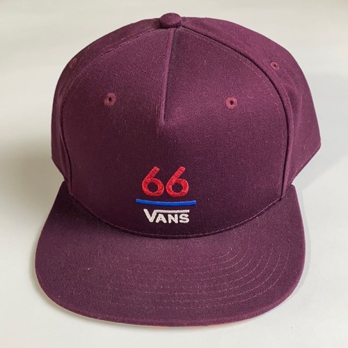 Vans Off The Wall Men's Deck Club Snapback Hat Cap - Burgundy