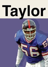 Lawrence Taylor Artist Signed Football Art Card 2/10