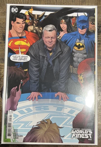 Batman Superman Worlds Finest #25 Cvr G Shatner Cameo Variant (DC, 2024) UNREAD