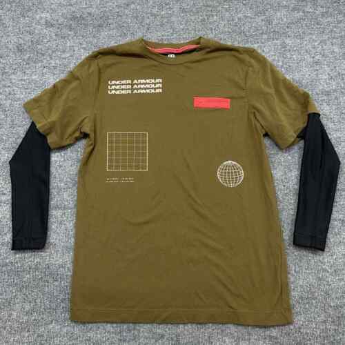 Under Armour Shirt Mens S Performance T Running Hiking Workout Streets To Summit - Picture 1 of 10