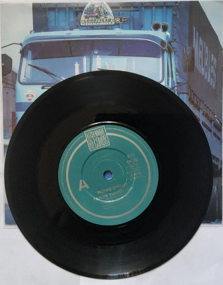 Prefab Sprout – Faron Young (Edit) 7" single vinyl record + picture sleeve - Image 2 of 4