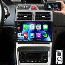 2+64G Android 13 autoradio navigatore GPS per Peugeot 307 SW CC 2002-2013 WIFI BT+ Kam