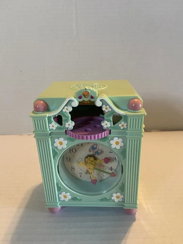 Vintage 1991 Polly Pocket FunTime Clock WORKS Bluebird No Figures ASIS READ!